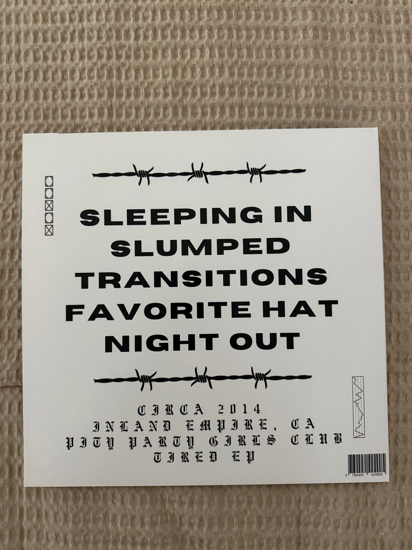 Tired EP vinyl (10 year anniversary)